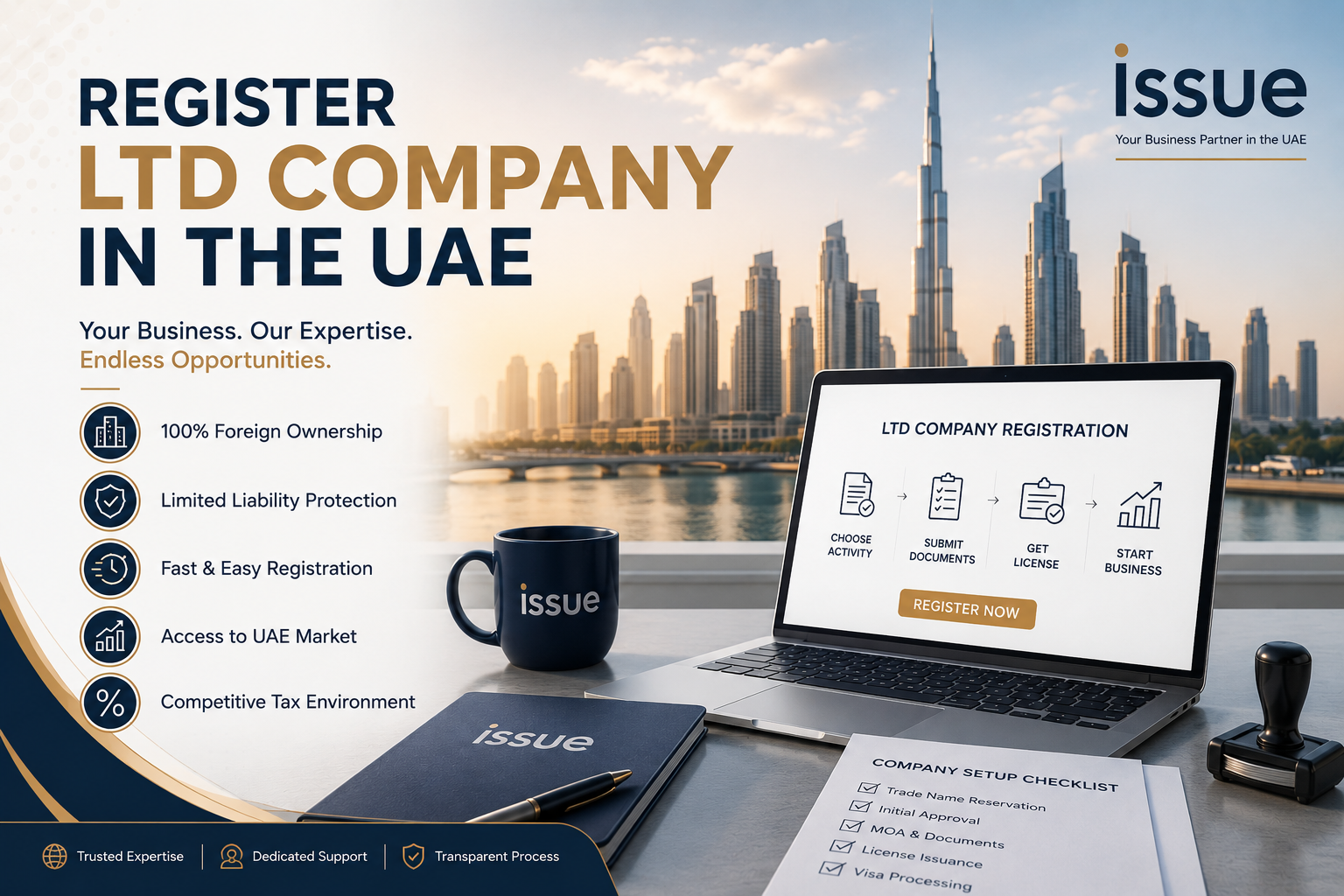 Register LTD Company in the UAE: Issue’s Complete Formation Guide